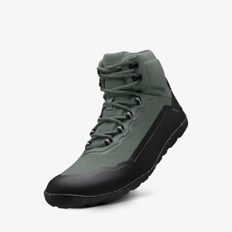 Barefoot Αθλητικά παπούτσια Groundies All Terrain High ανδρικα πρασινο | JC77-290